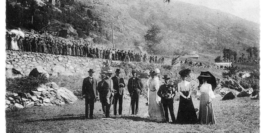 Vittorio Emanuele III e la Elena di Montenegro, ultima coppia reale ad aver soggiornato in Valle Gesso (© Archivio PNAM)