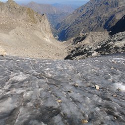 Il ghiacciaio del Monte Clapier (© Giorgio Bernardi PNAM)